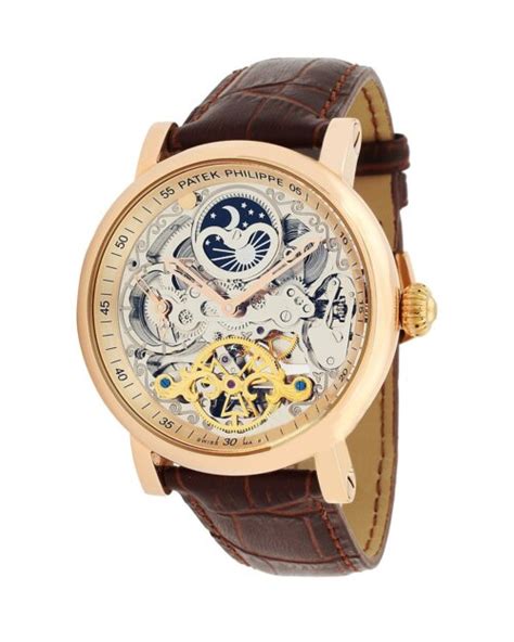 patek philippe brown leather watch|patek price list.